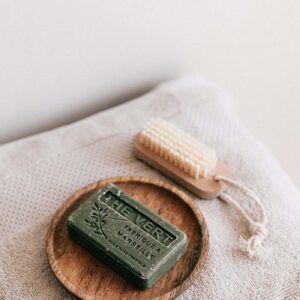 🌿 Savon de Marseille – Thé Vert (Green Tea Soap)