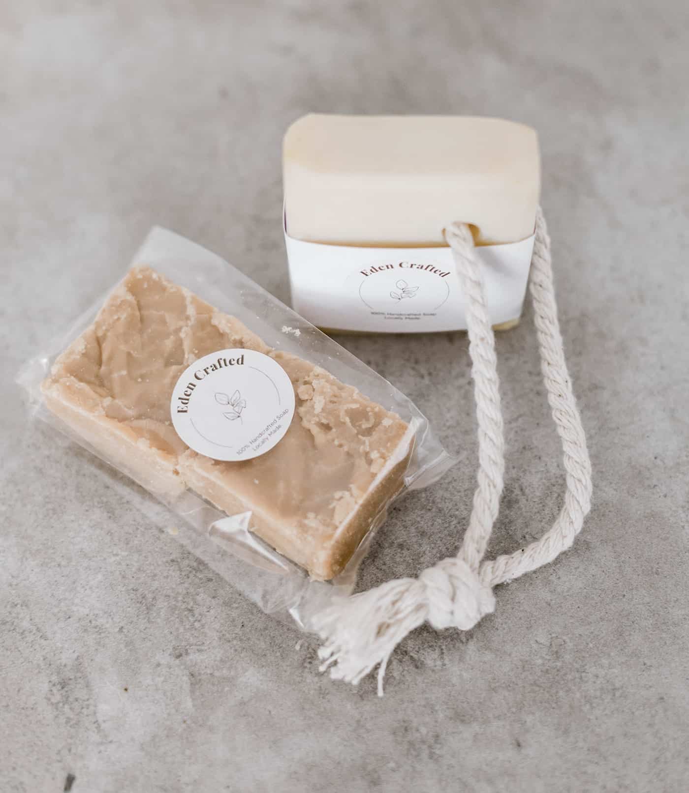 🌿 Eden Crafted™ Natural Handcrafted Soap Duo