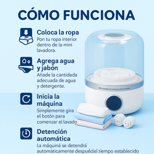 Mini Portable Underwear Washing Machine - Image 2